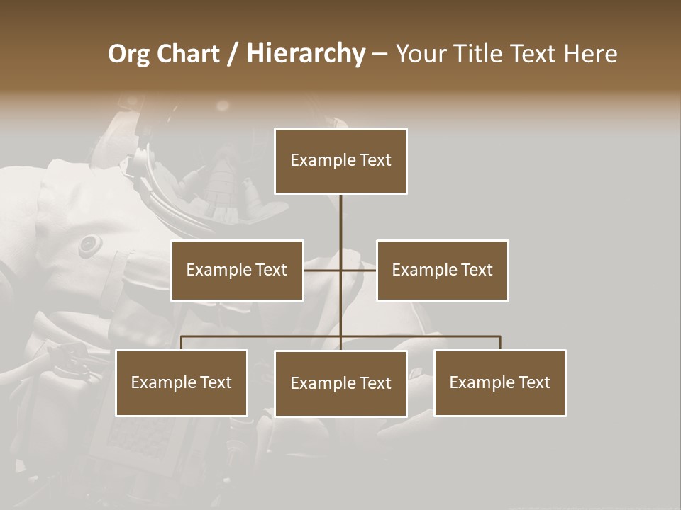 Sunset View Cosmonaut PowerPoint Template