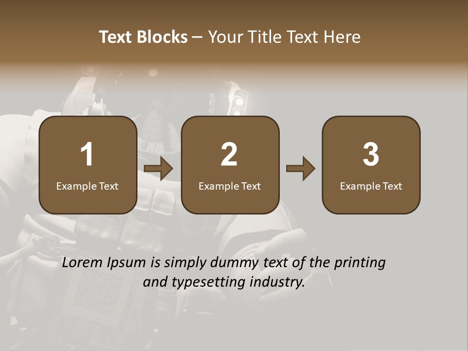 Sunset View Cosmonaut PowerPoint Template