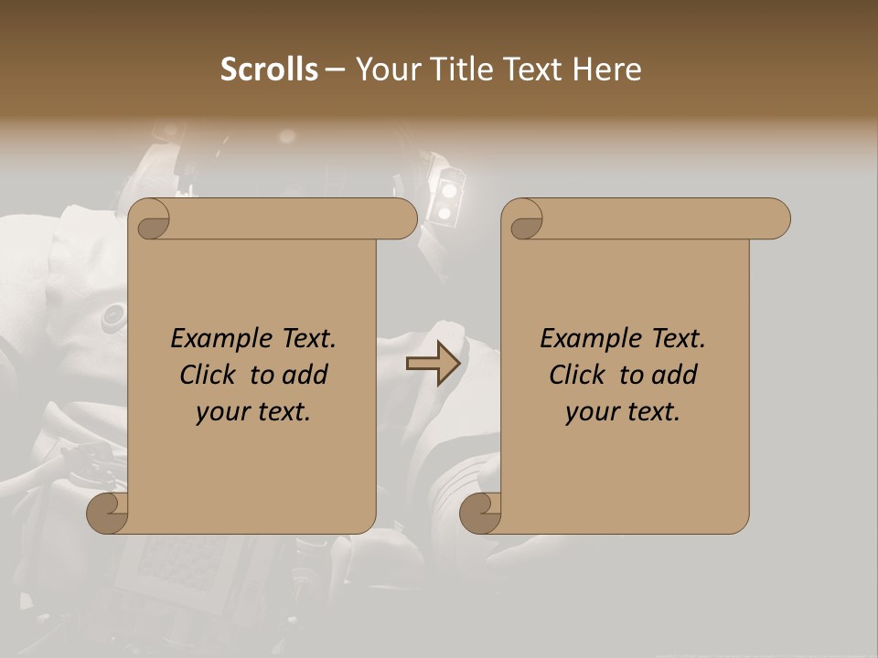 Sunset View Cosmonaut PowerPoint Template