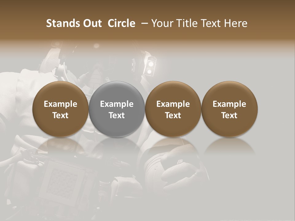 Sunset View Cosmonaut PowerPoint Template