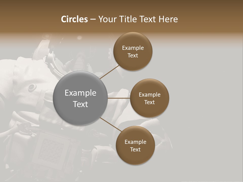 Sunset View Cosmonaut PowerPoint Template