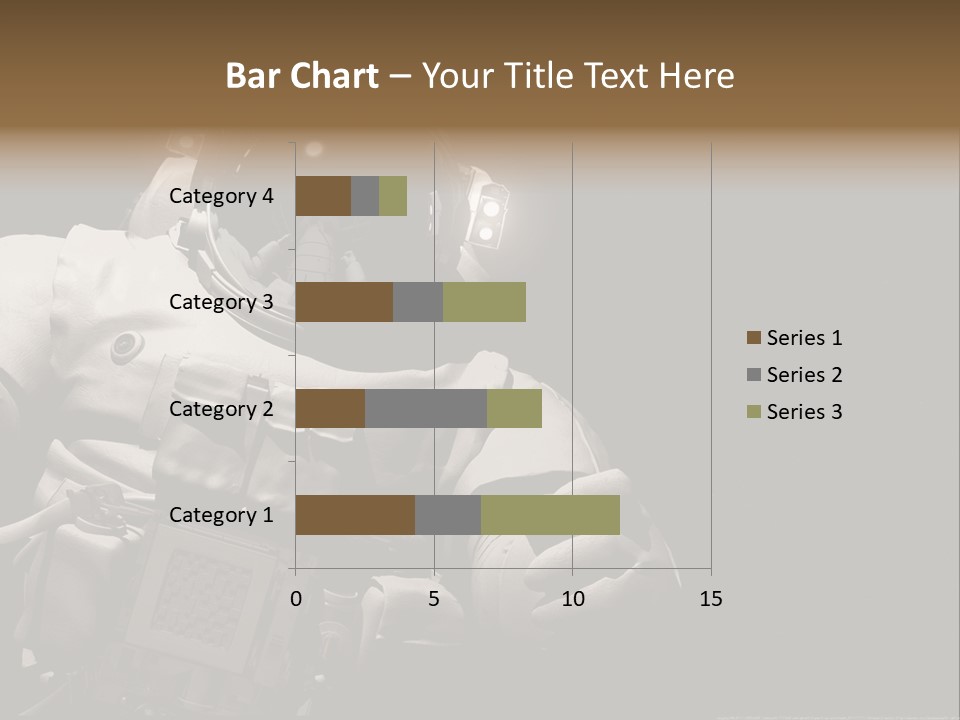 Sunset View Cosmonaut PowerPoint Template