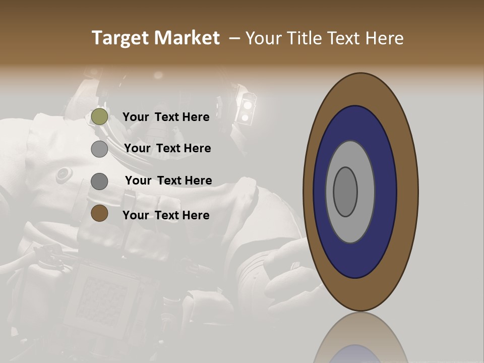 Sunset View Cosmonaut PowerPoint Template