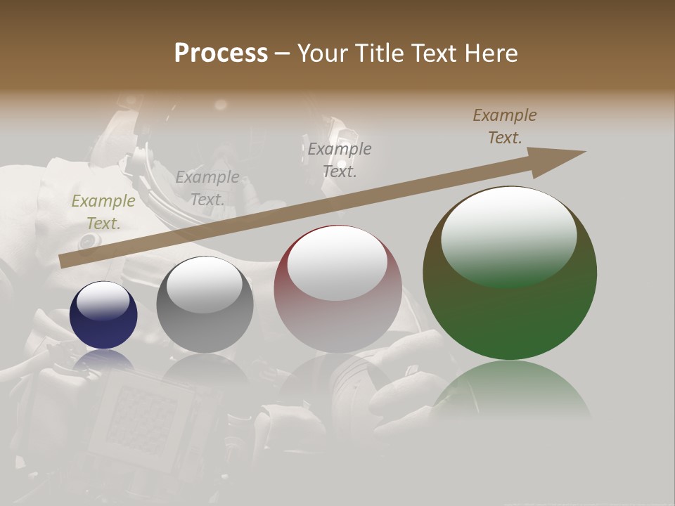 Sunset View Cosmonaut PowerPoint Template