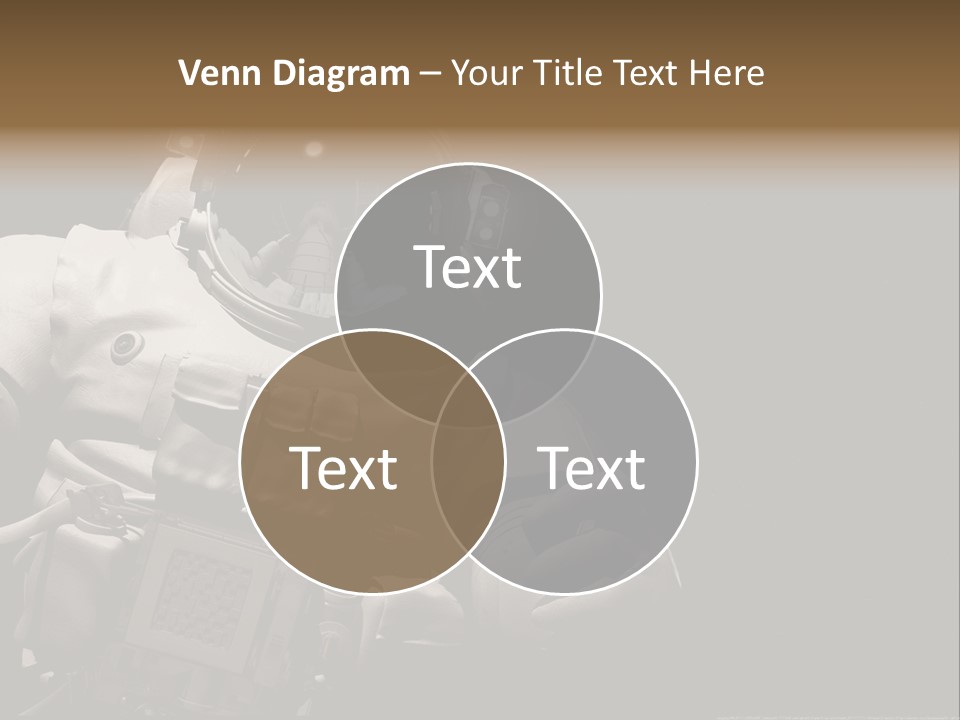 Sunset View Cosmonaut PowerPoint Template