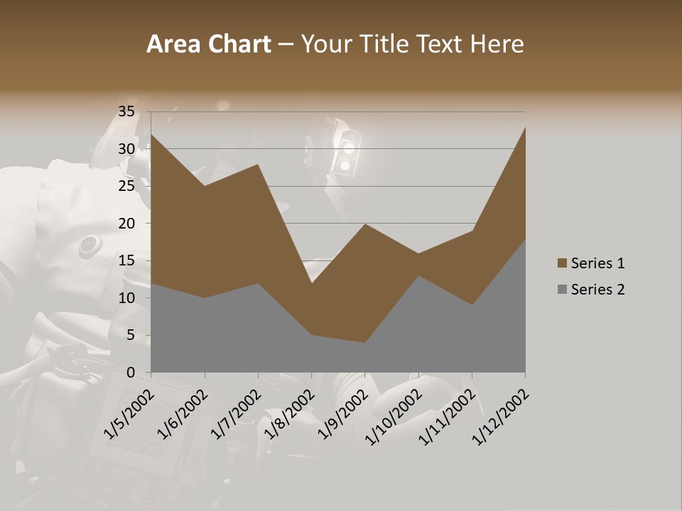 Sunset View Cosmonaut PowerPoint Template