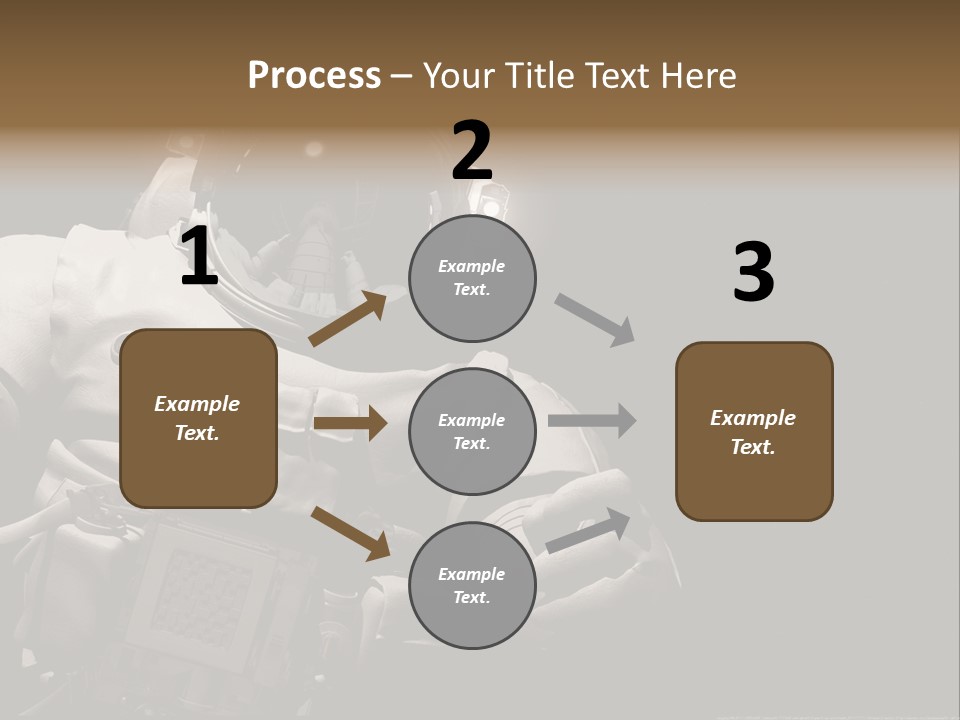 Sunset View Cosmonaut PowerPoint Template