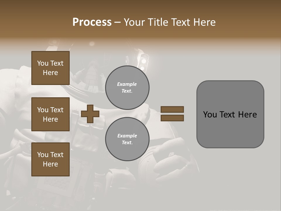 Sunset View Cosmonaut PowerPoint Template