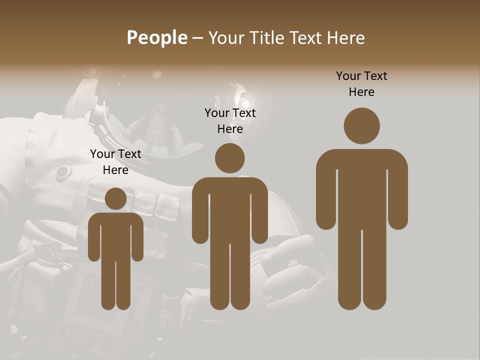 Sunset View Cosmonaut PowerPoint Template