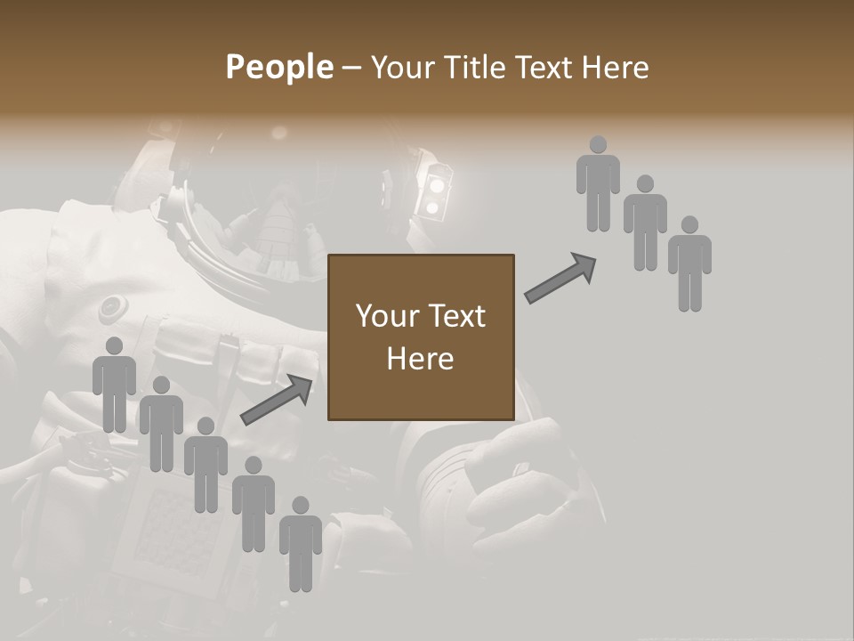 Sunset View Cosmonaut PowerPoint Template