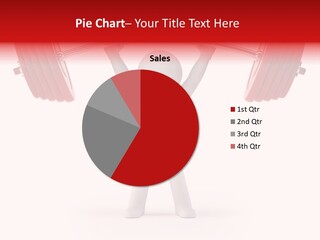 Cartoon Muscle Lifting PowerPoint Template