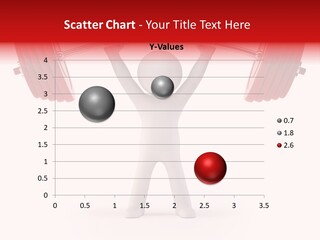 Cartoon Muscle Lifting PowerPoint Template