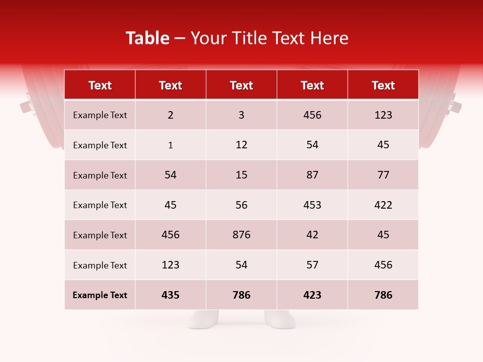 Cartoon Muscle Lifting PowerPoint Template