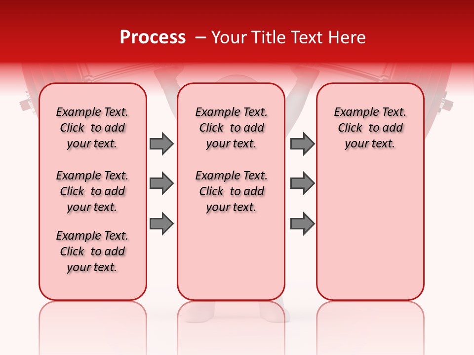 Cartoon Muscle Lifting PowerPoint Template