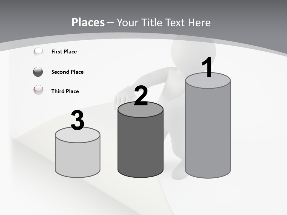 Abstract Cartoon Man PowerPoint Template