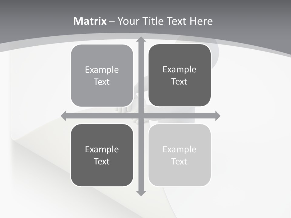 Abstract Cartoon Man PowerPoint Template