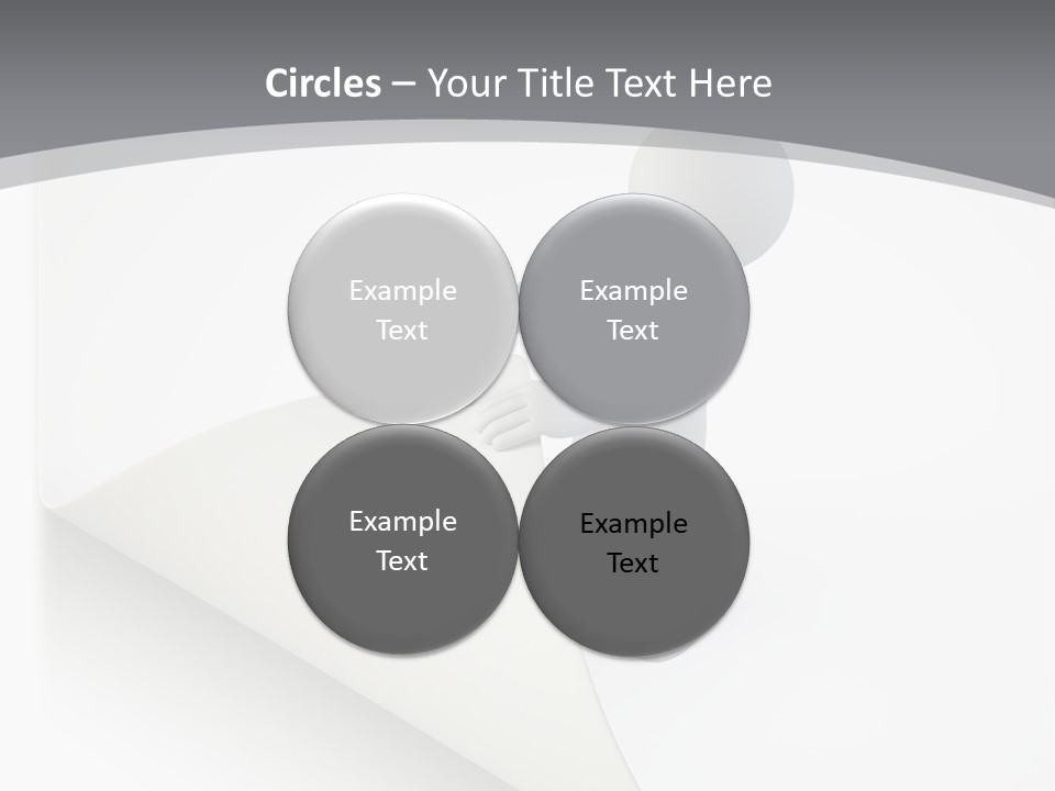 Abstract Cartoon Man PowerPoint Template