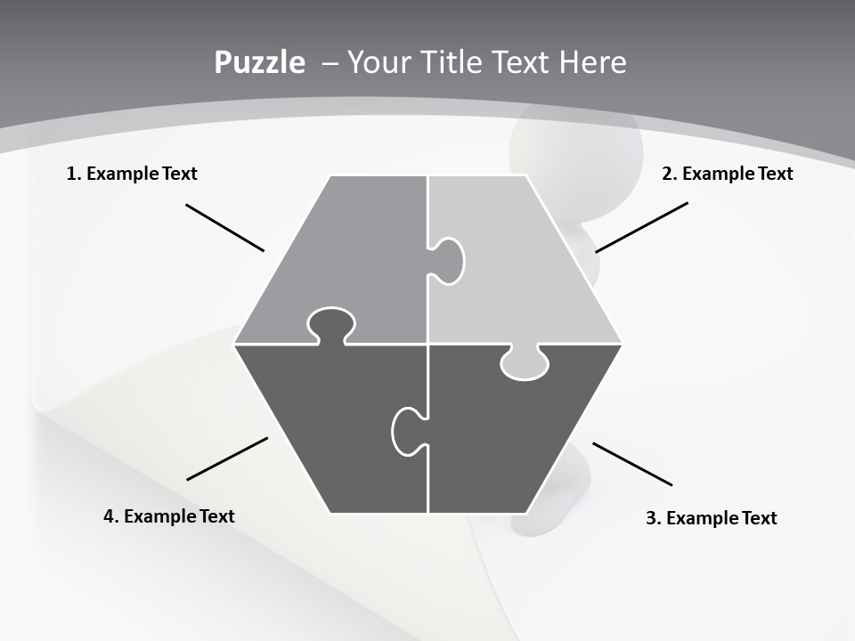 Abstract Cartoon Man PowerPoint Template