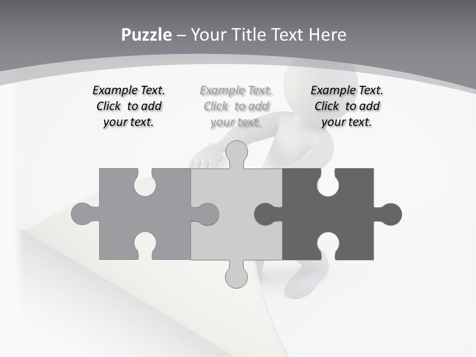 Abstract Cartoon Man PowerPoint Template