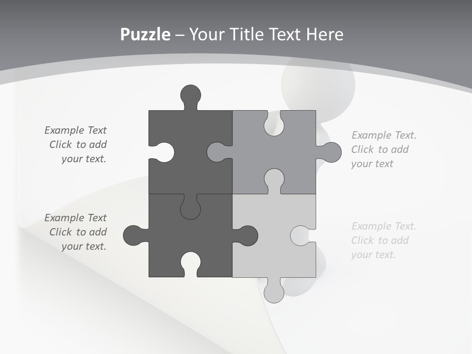 Abstract Cartoon Man PowerPoint Template