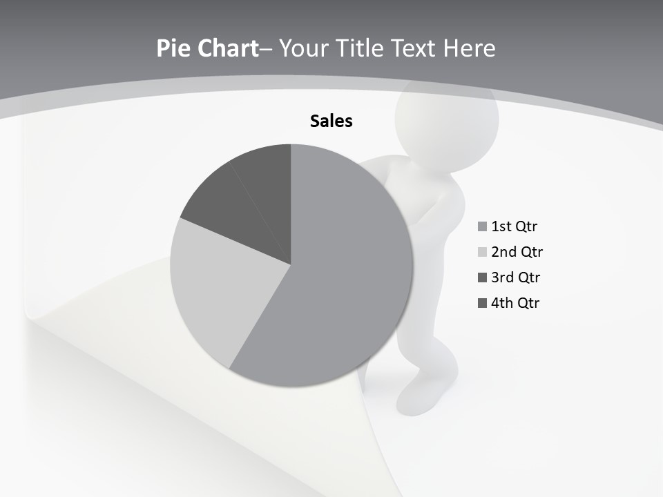 Abstract Cartoon Man PowerPoint Template