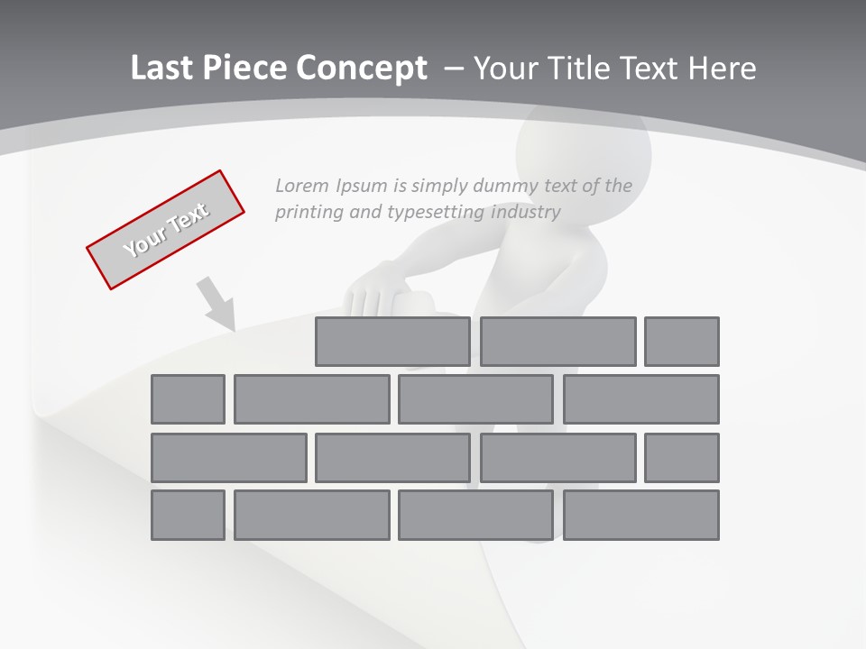 Abstract Cartoon Man PowerPoint Template