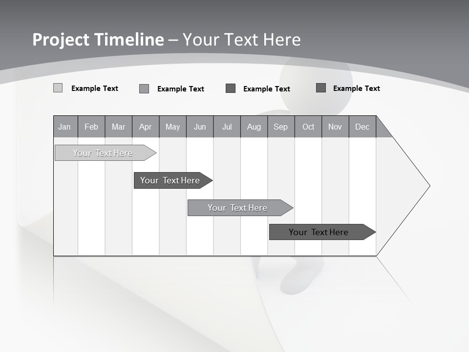 Abstract Cartoon Man PowerPoint Template