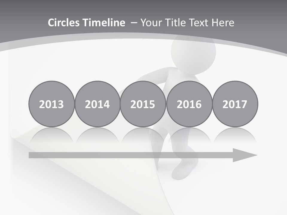 Abstract Cartoon Man PowerPoint Template