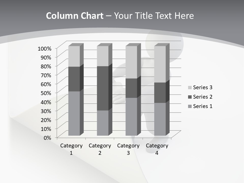 Abstract Cartoon Man PowerPoint Template