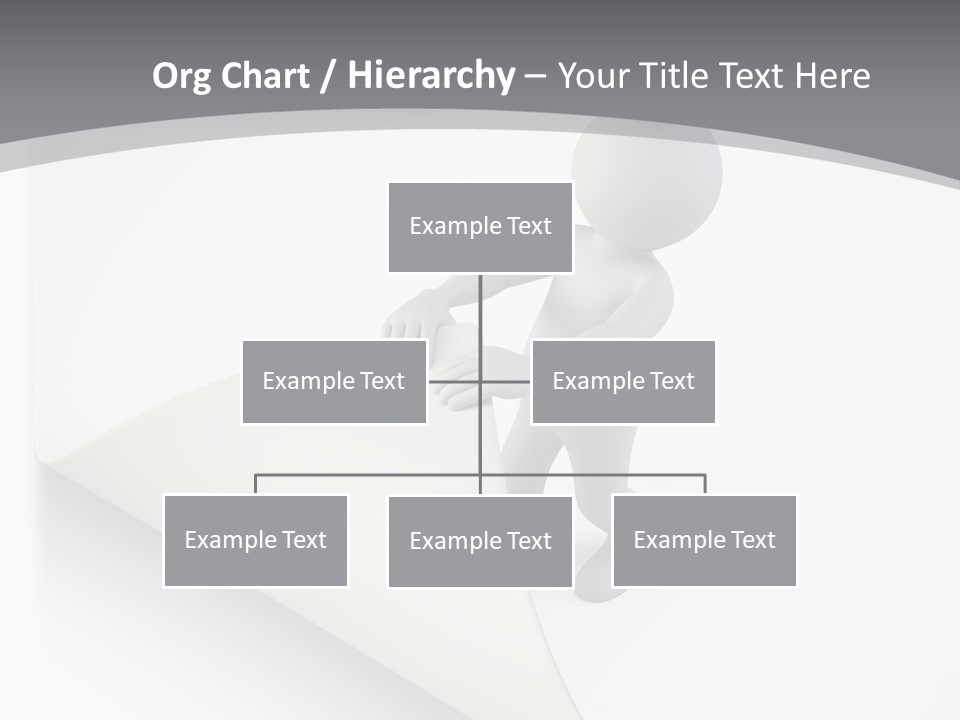 Abstract Cartoon Man PowerPoint Template