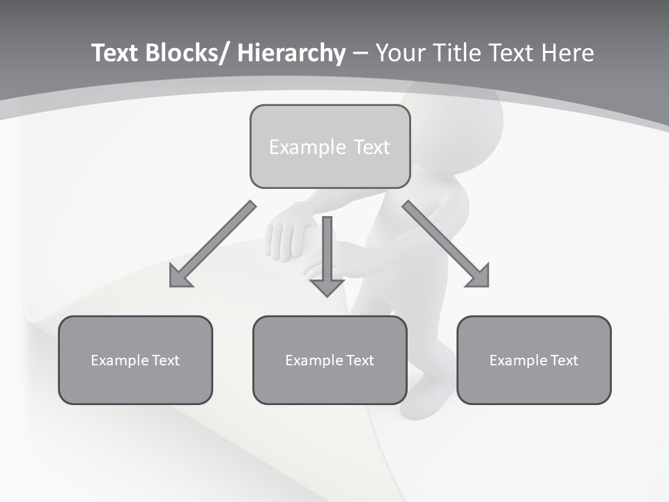 Abstract Cartoon Man PowerPoint Template