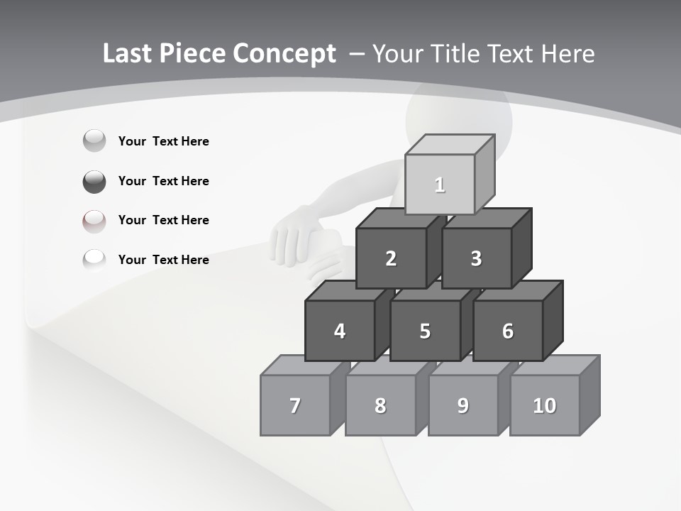 Abstract Cartoon Man PowerPoint Template