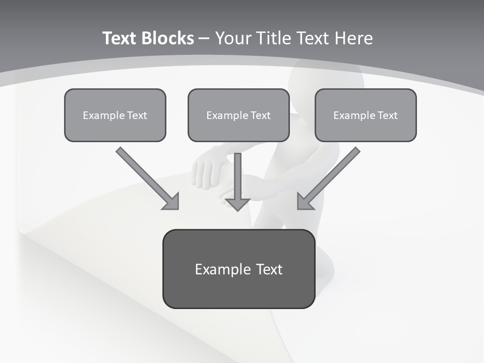 Abstract Cartoon Man PowerPoint Template