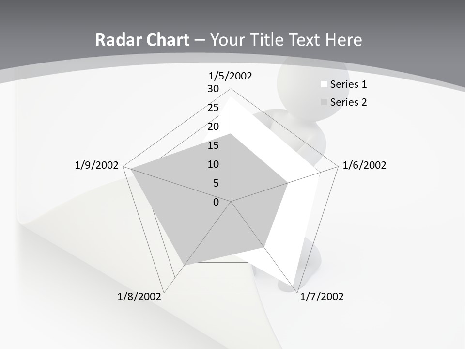 Abstract Cartoon Man PowerPoint Template