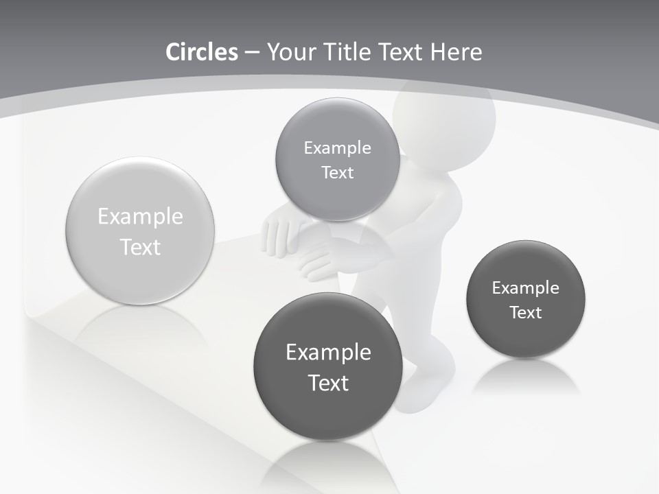 Abstract Cartoon Man PowerPoint Template
