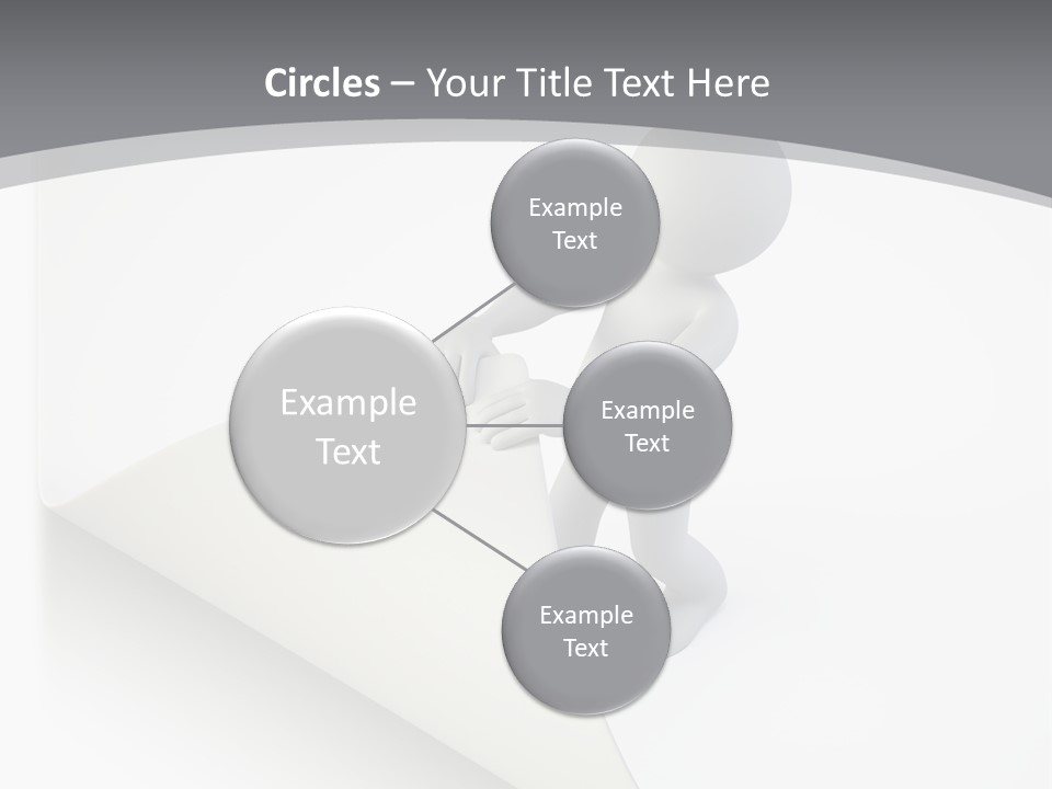 Abstract Cartoon Man PowerPoint Template