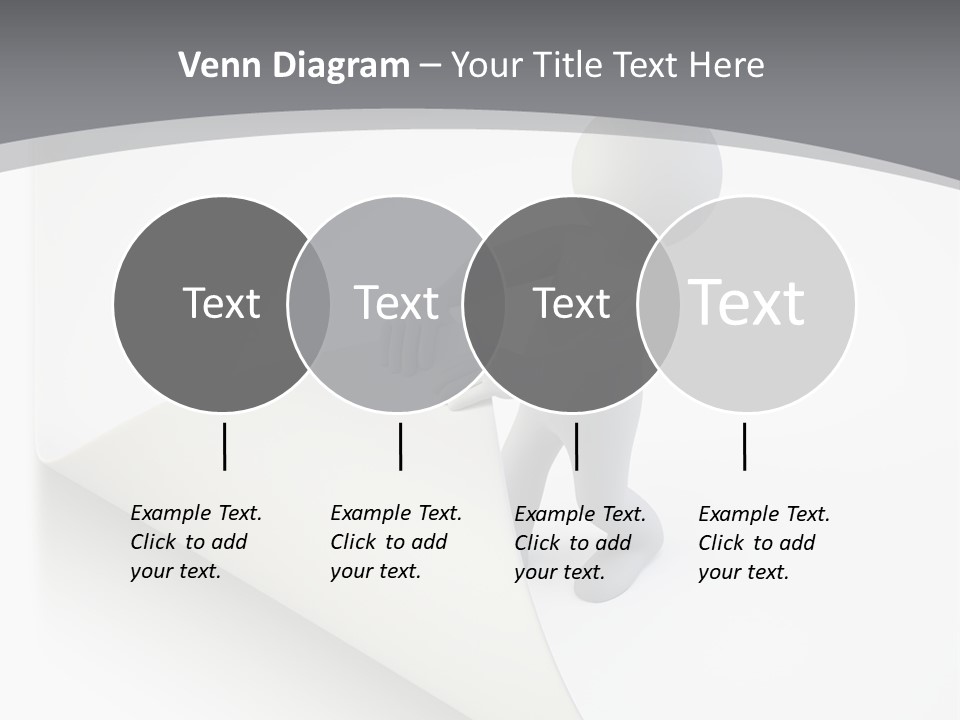 Abstract Cartoon Man PowerPoint Template