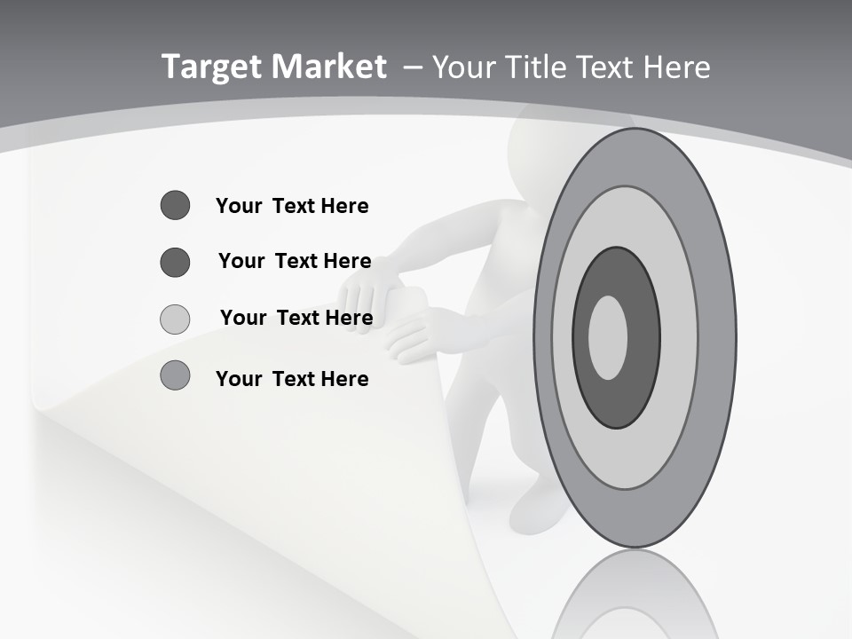 Abstract Cartoon Man PowerPoint Template