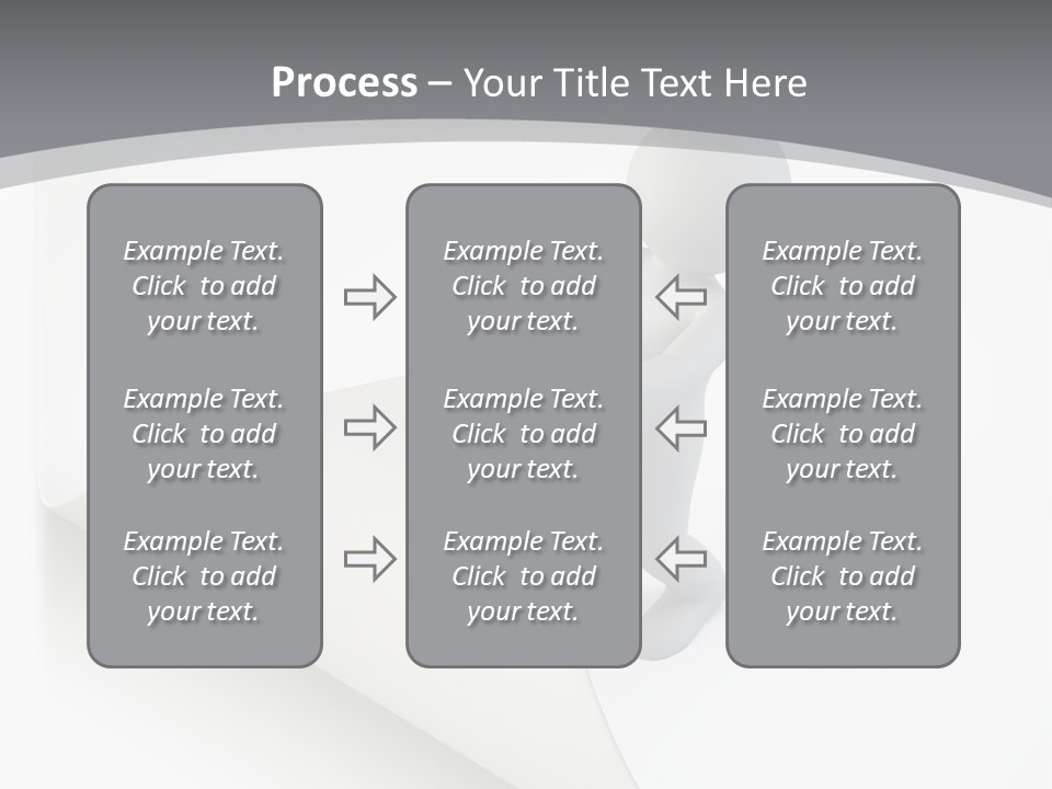 Abstract Cartoon Man PowerPoint Template