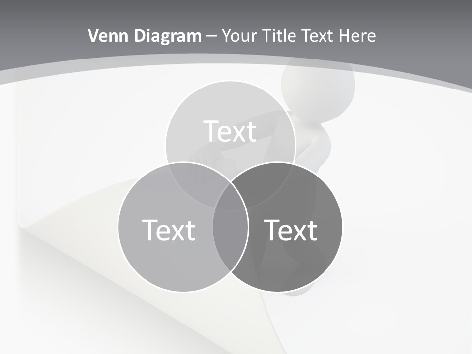 Abstract Cartoon Man PowerPoint Template