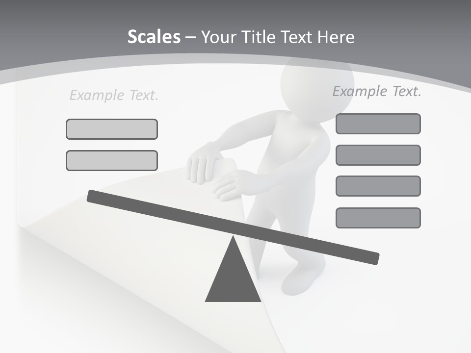 Abstract Cartoon Man PowerPoint Template