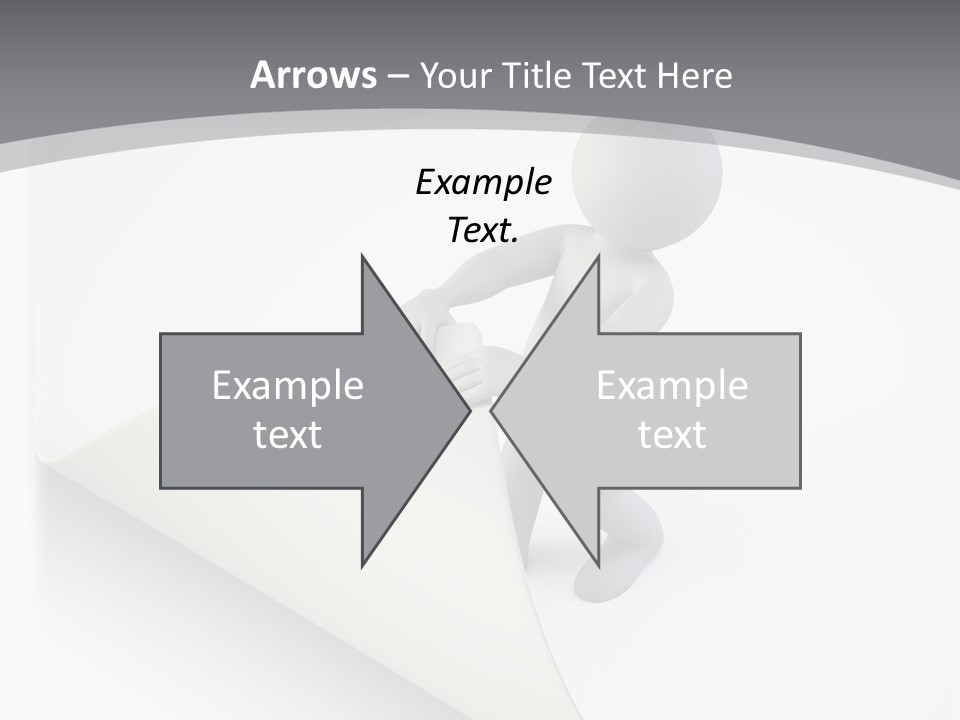 Abstract Cartoon Man PowerPoint Template