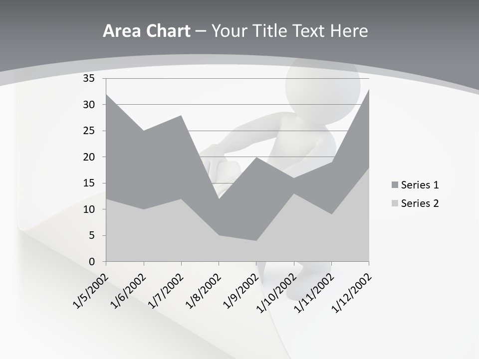 Abstract Cartoon Man PowerPoint Template