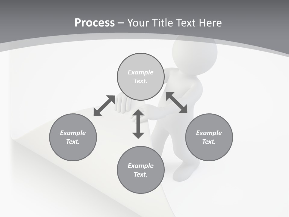 Abstract Cartoon Man PowerPoint Template