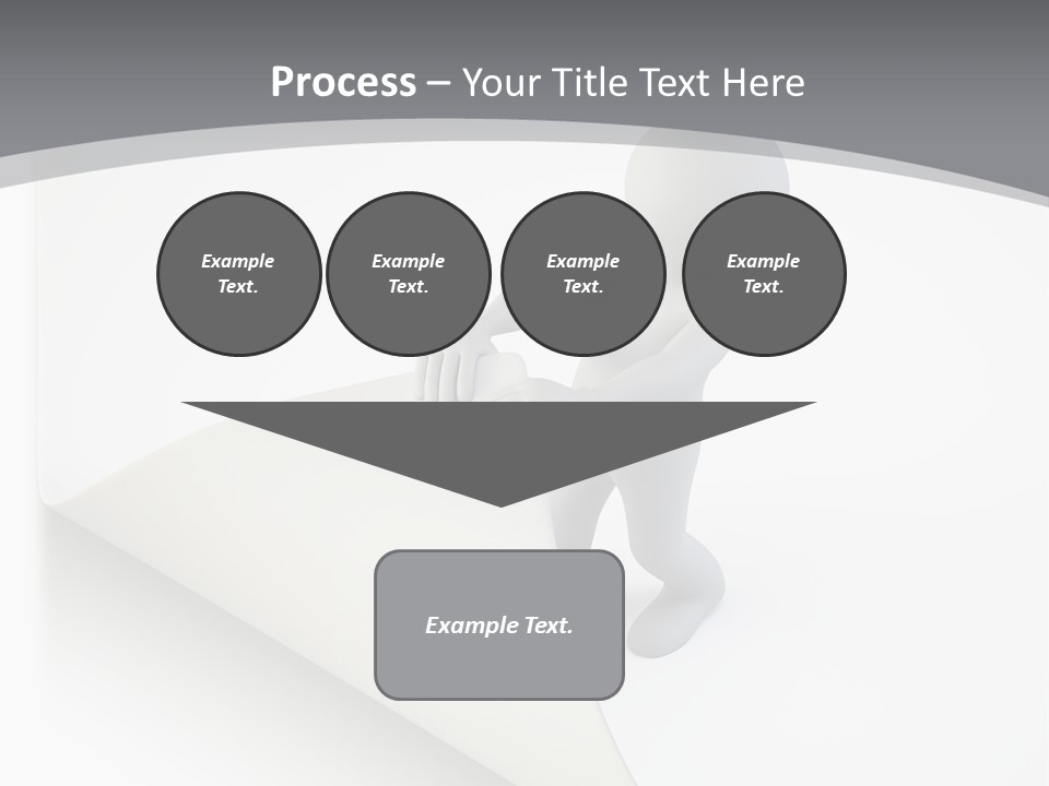 Abstract Cartoon Man PowerPoint Template