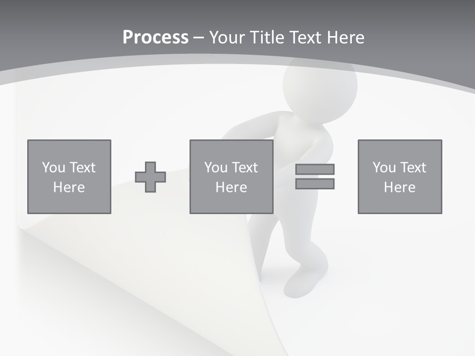 Abstract Cartoon Man PowerPoint Template