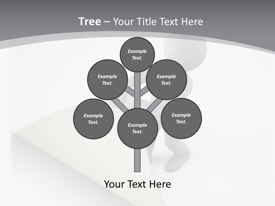 Abstract Cartoon Man PowerPoint Template