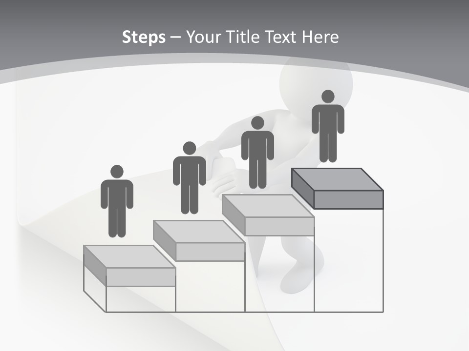 Abstract Cartoon Man PowerPoint Template