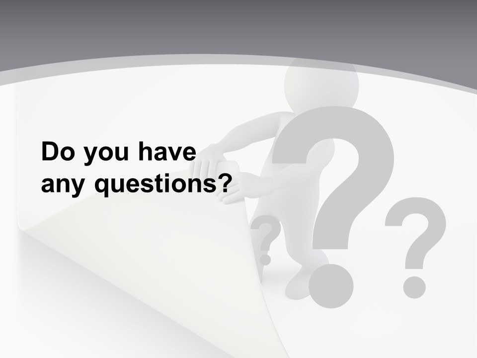 Abstract Cartoon Man PowerPoint Template