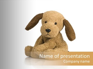 Cute Lovely Pup PowerPoint Template